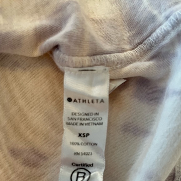 Athleta Organic Daily Tie Dye Tee in Kai Ballerina - Picture 6 of 6